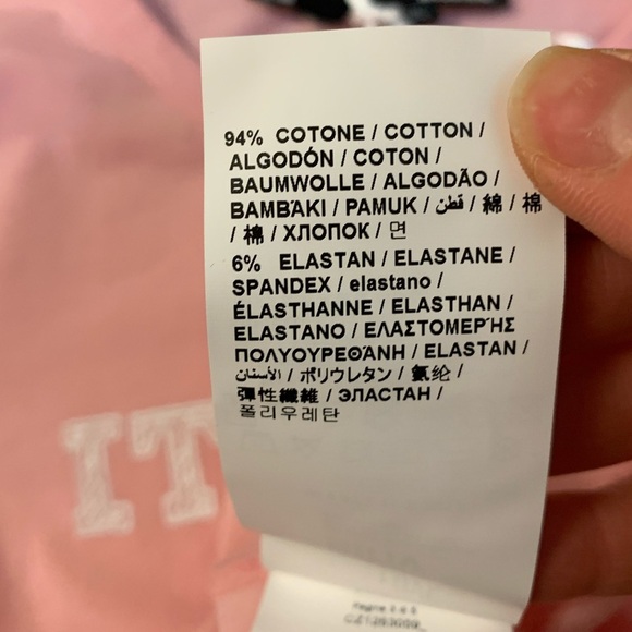 LOVE MOSCHINO "It's A Good Day" Pink T-Shirt - Picture 9 of 11